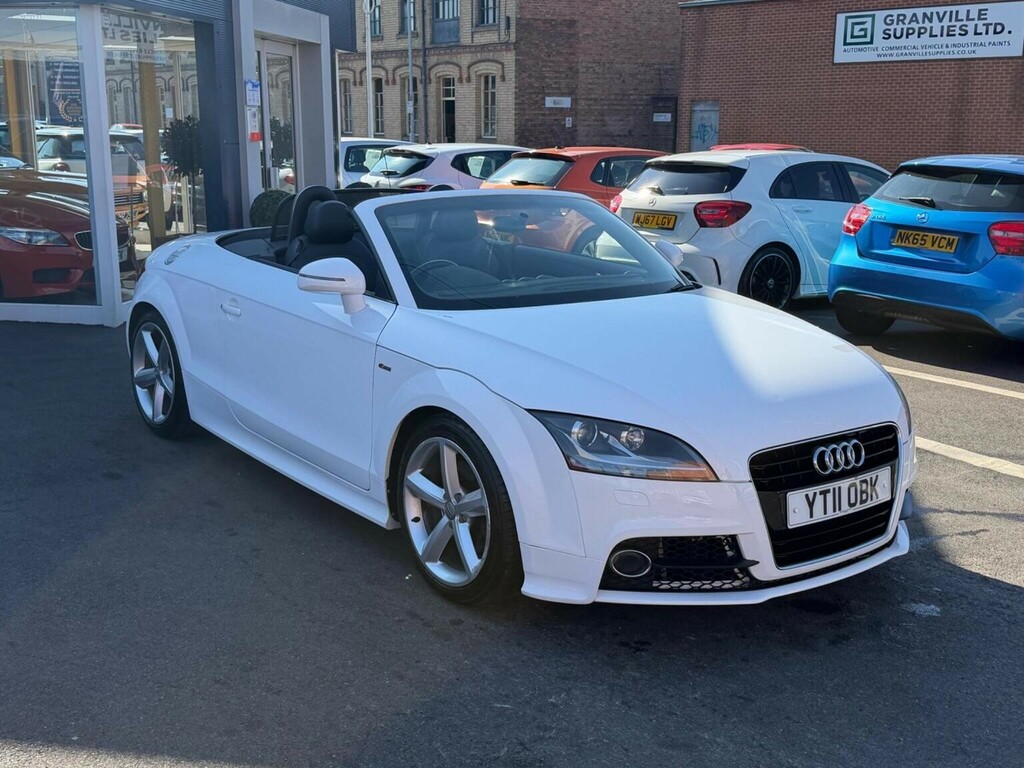 Audi TT Convertible 1.8 Tfsi S Line Roadster Euro 5 2 White #4