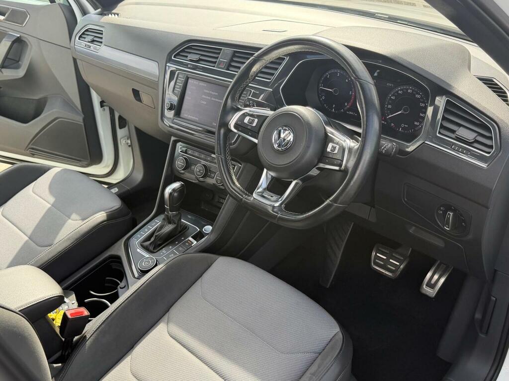 Volkswagen Tiguan 2.0 Tdi Bluemotion Tech R-line Dsg 4Motion Euro 6 White #3