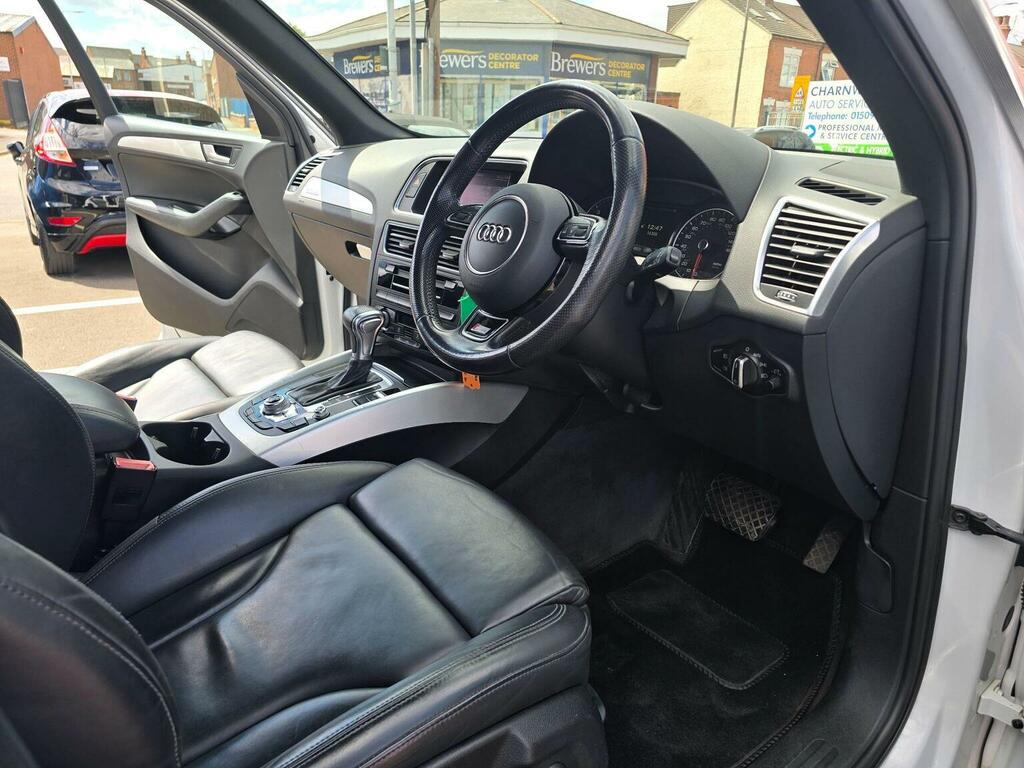 Audi Q5 2.0 Tdi S Line Plus S Tronic Quattro Euro 5 Ss White #3