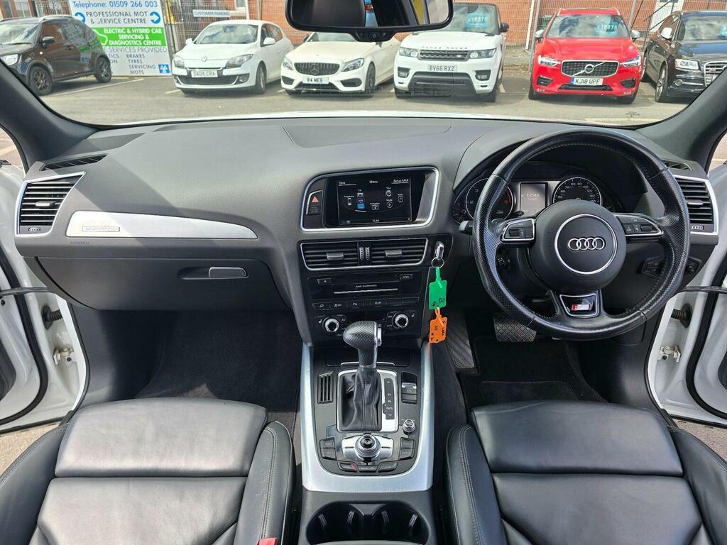 Audi Q5 2.0 Tdi S Line Plus S Tronic Quattro Euro 5 Ss White #2