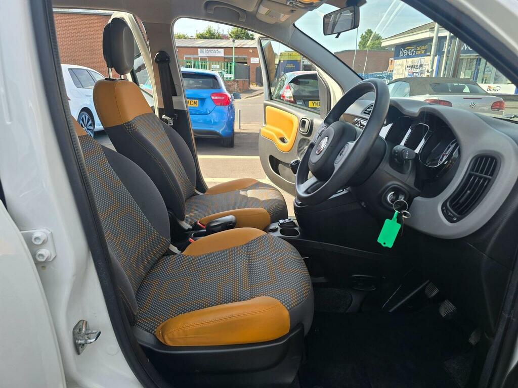 Fiat Panda Twinair 85 4X4 Awd Ac Fsh Full Service History White #16