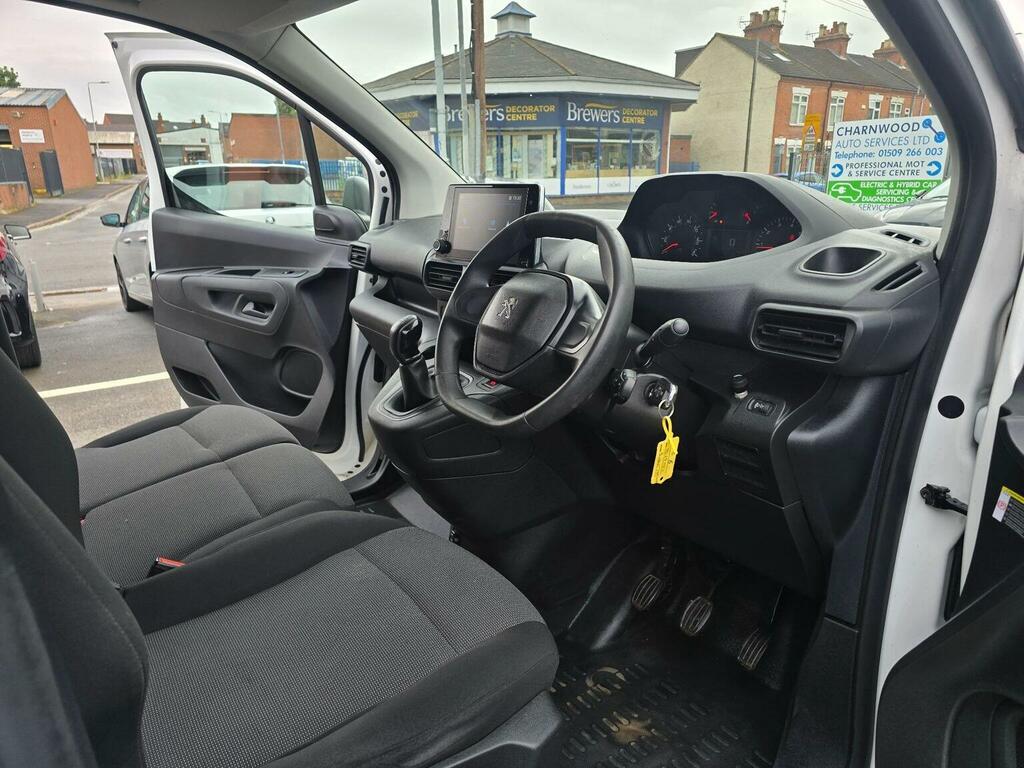 Peugeot Partner 1.5 Bluehdi 1000 Professional Standard Panel Van S White #2