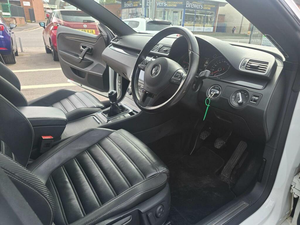 Volkswagen CC Saloon 2.0 Tdi Bluemotion Tech Gt Black Edition Eu YX66UBG White #3