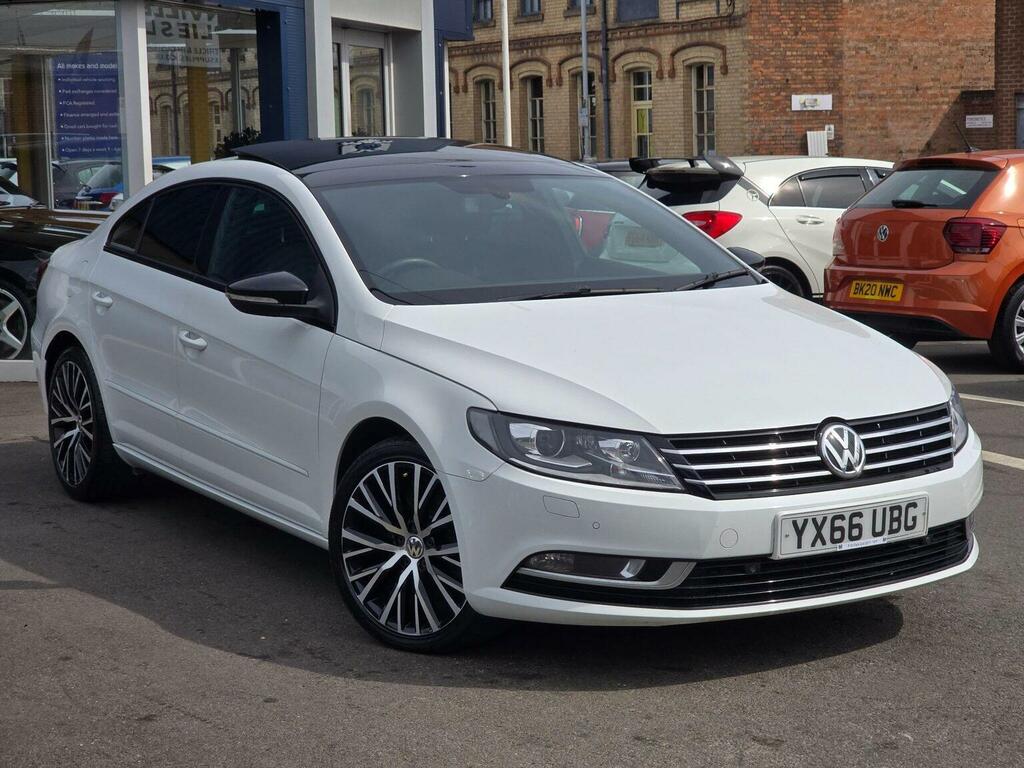 Volkswagen CC Saloon 2.0 Tdi Bluemotion Tech Gt Black Edition Eu YX66UBG White #6