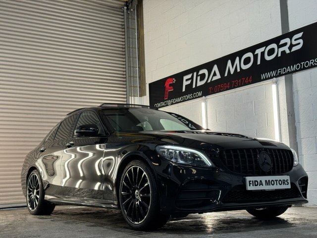 Mercedes-Benz C Class 2021 2.0 C220d Amg Line Night Edition Premium Plu VE21MYD Black #3