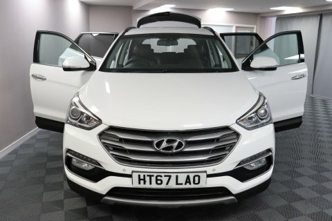 Hyundai Santa Fe 2018 67 Crdi HT67LAO White #6