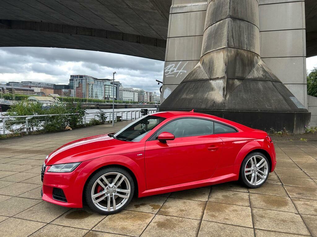 Audi TT 2.0 Tfsi S Line S Tronic Euro 6 S S Red #3