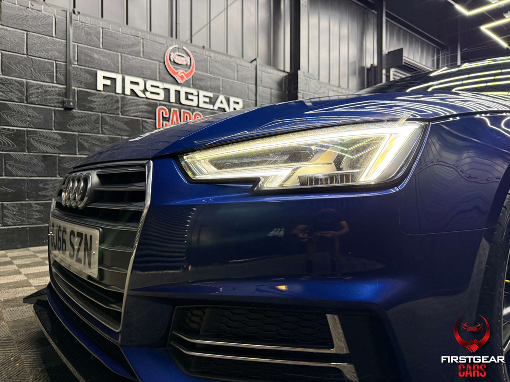 Audi A4 Avant Audi A4 Avant S Line 3.0 Tdi Quattro 218 Ps S Tron Blue #14