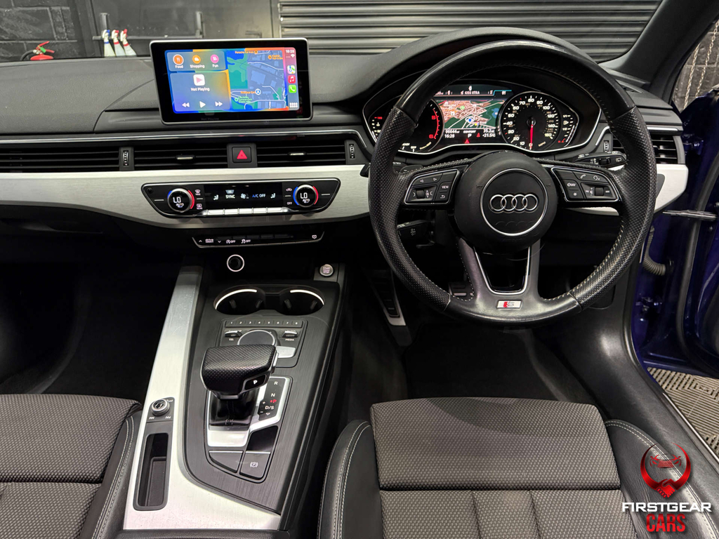 Audi A4 Avant Audi A4 Avant S Line 3.0 Tdi Quattro 218 Ps S Tron Blue #26