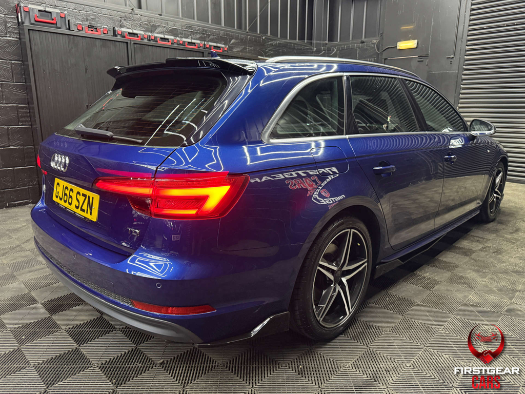 Audi A4 Avant Audi A4 Avant S Line 3.0 Tdi Quattro 218 Ps S Tron Blue #9