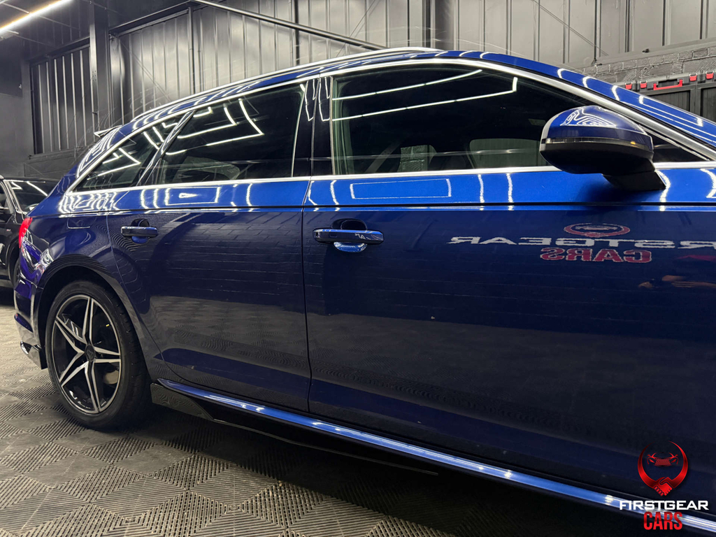 Audi A4 Avant Audi A4 Avant S Line 3.0 Tdi Quattro 218 Ps S Tron Blue #8