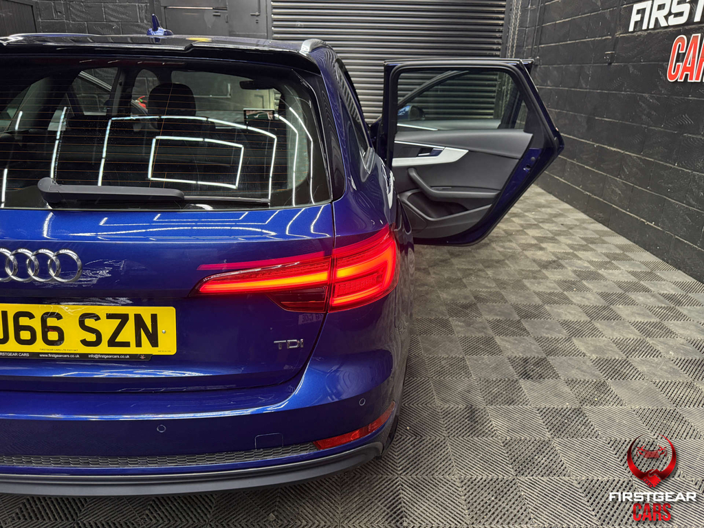 Audi A4 Avant Audi A4 Avant S Line 3.0 Tdi Quattro 218 Ps S Tron Blue #17