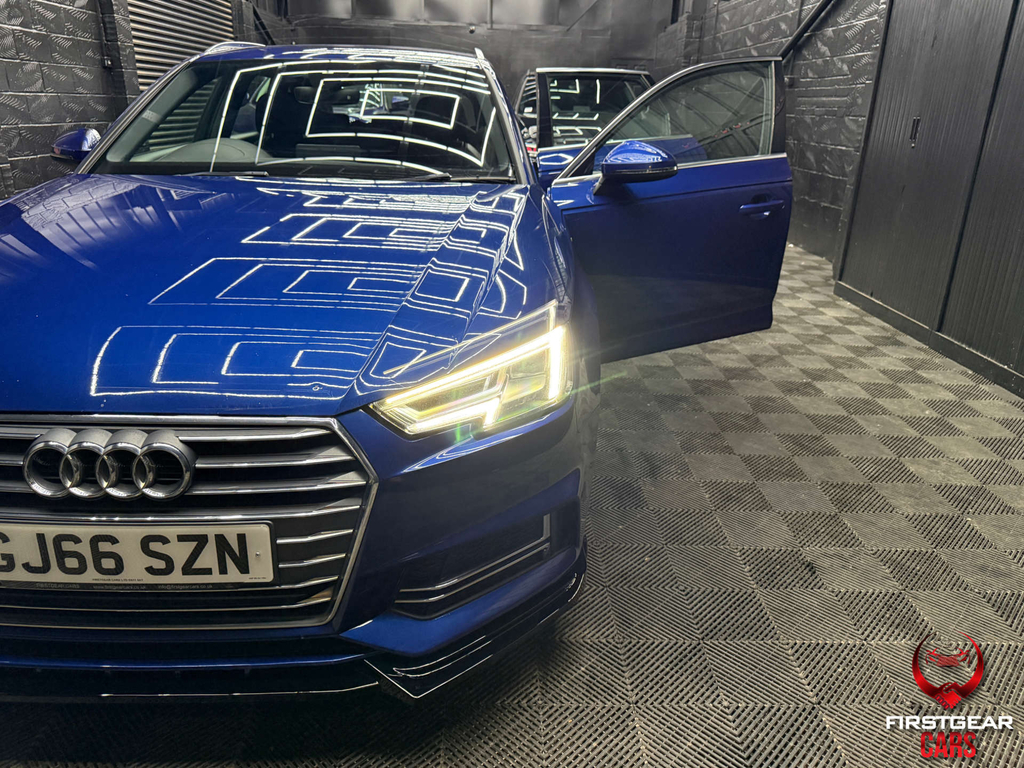 Audi A4 Avant Audi A4 Avant S Line 3.0 Tdi Quattro 218 Ps S Tron Blue #15