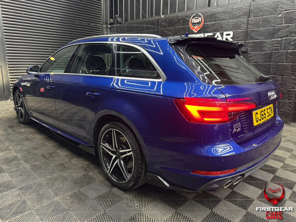 Audi A4 Avant Audi A4 Avant S Line 3.0 Tdi Quattro 218 Ps S Tron Blue #11