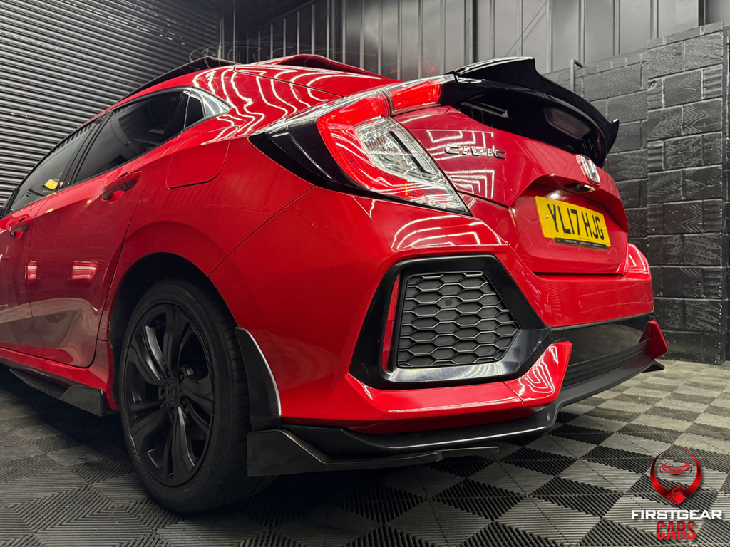 Honda Civic 1.5 Vtec Turbo Sport Euro 6 Ss Red #12