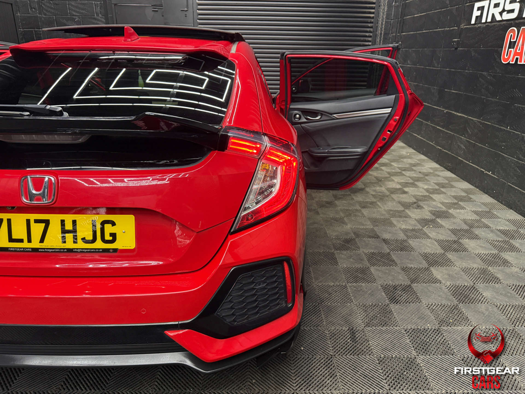 Honda Civic 1.5 Vtec Turbo Sport Euro 6 Ss Red #17