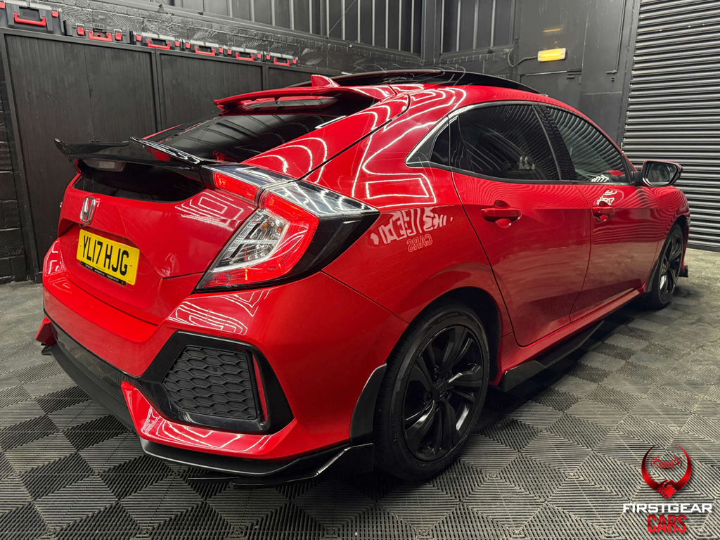 Honda Civic 1.5 Vtec Turbo Sport Euro 6 Ss Red #9