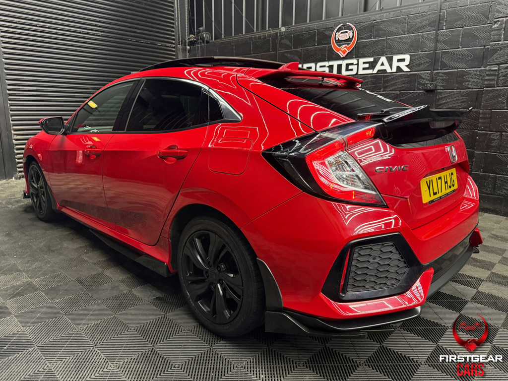 Honda Civic 1.5 Vtec Turbo Sport Euro 6 Ss Red #11