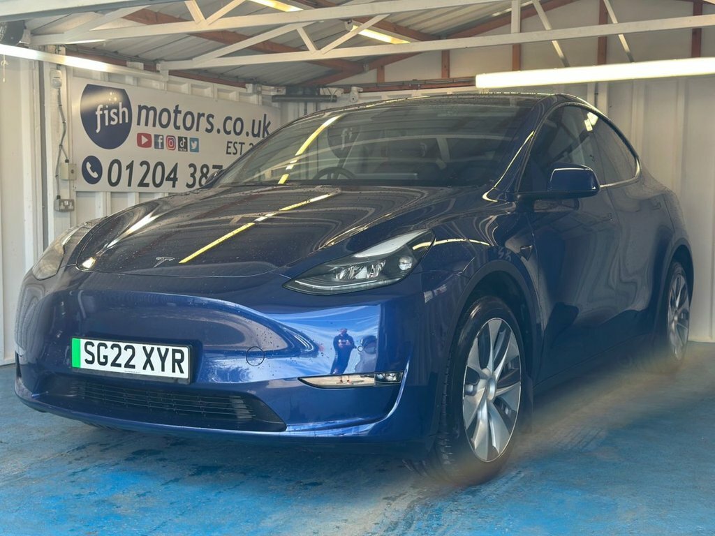 Tesla Model Y Suv Blue