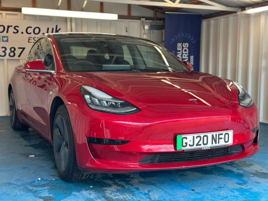 Tesla Model 3 Saloon GJ20NFO Red #6