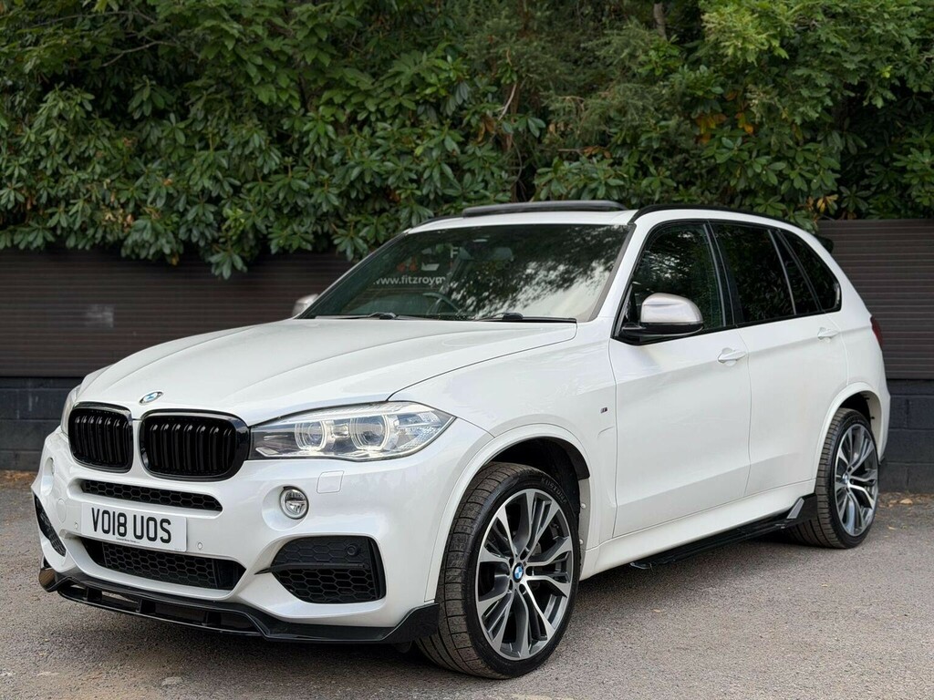 BMW X5 3.0 M50d Xdrive Euro 6 Ss VO18UOS White #4