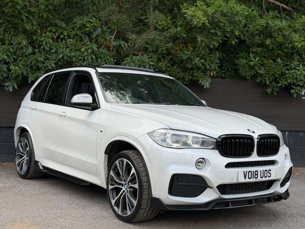 BMW X5 3.0 M50d Xdrive Euro 6 Ss VO18UOS White #2
