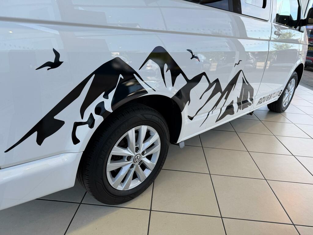 Volkswagen Transporter T28 Tdi 102 Swb Double Cab 5 Seat Crew Van Low Roo White #3