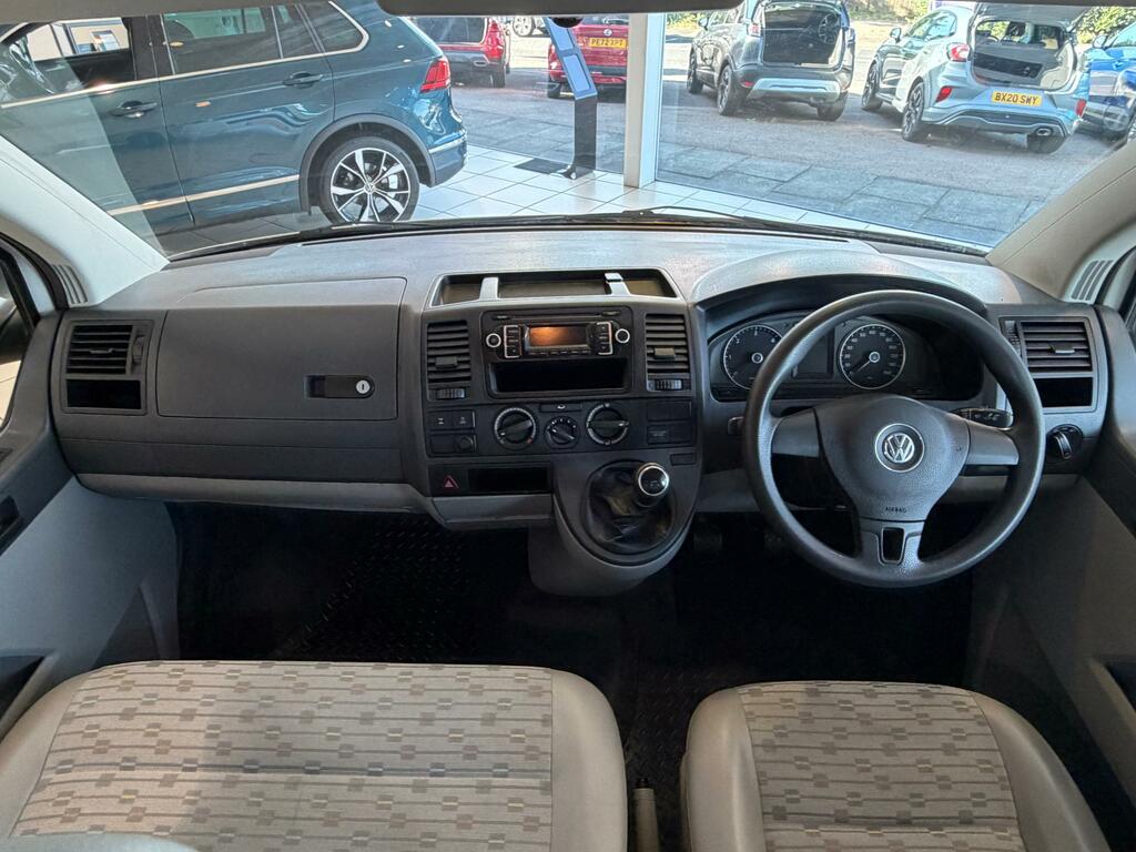 Volkswagen Transporter T28 Tdi 102 Swb Double Cab 5 Seat Crew Van Low Roo White #16