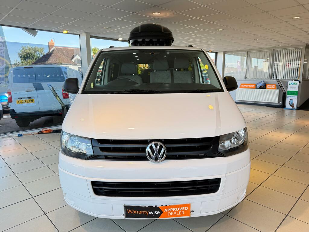 Volkswagen Transporter T28 Tdi 102 Swb Double Cab 5 Seat Crew Van Low Roo White #13