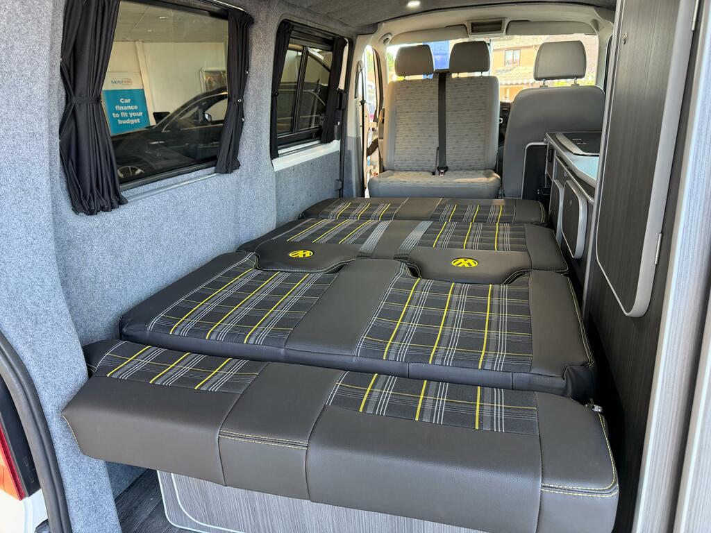Volkswagen Transporter T28 Tdi 102 Swb Double Cab 5 Seat Crew Van Low Roo White #29