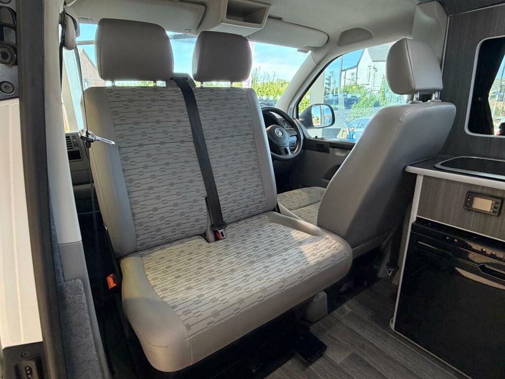 Volkswagen Transporter T28 Tdi 102 Swb Double Cab 5 Seat Crew Van Low Roo White #19