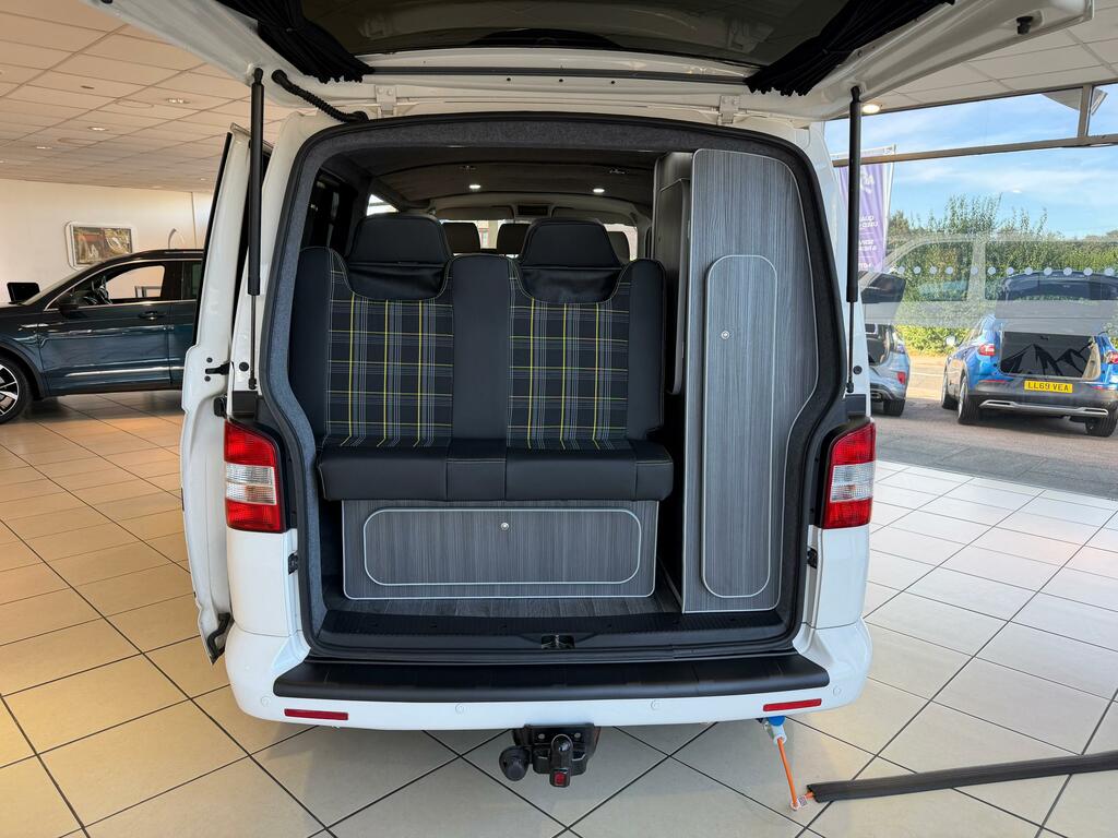 Volkswagen Transporter T28 Tdi 102 Swb Double Cab 5 Seat Crew Van Low Roo White #4