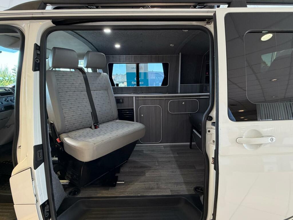 Volkswagen Transporter T28 Tdi 102 Swb Double Cab 5 Seat Crew Van Low Roo White #11