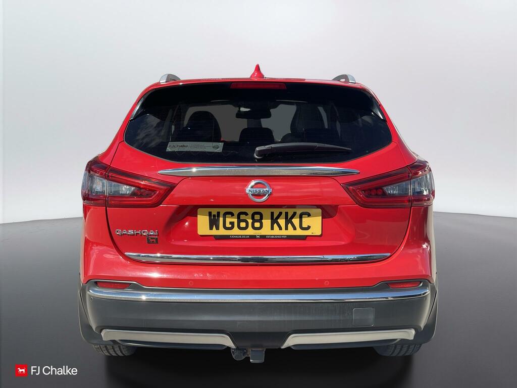 Nissan Qashqai 1.3 Dig-t Tekna Dct Euro 6 Ss WG68KKC Red #6