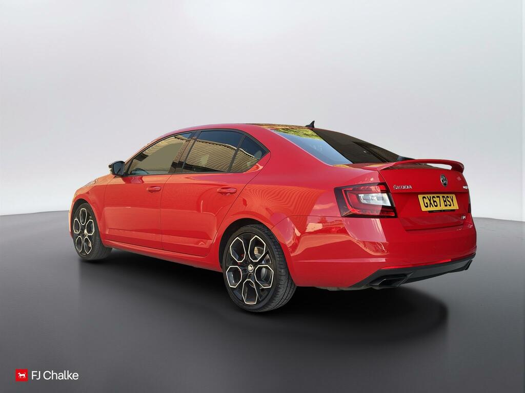 Skoda Octavia 2.0 Tsi Vrs Euro 6 Ss Red #4