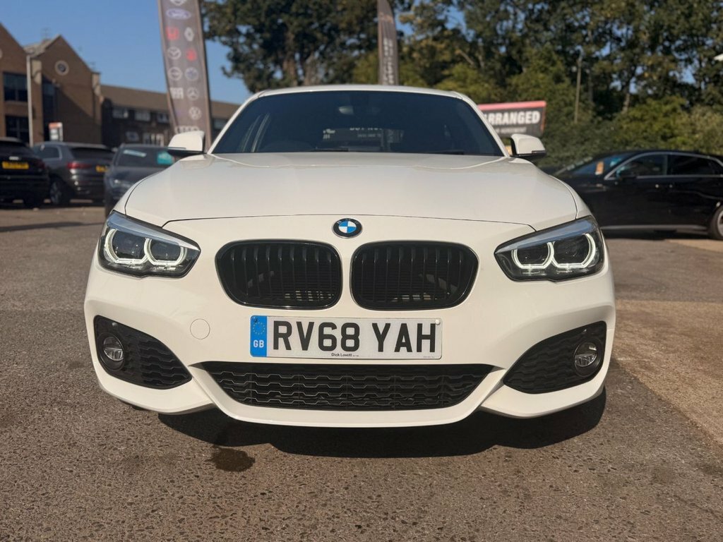 BMW 1 Series 2L M Sport Shadow Edition RV68YAH White #4