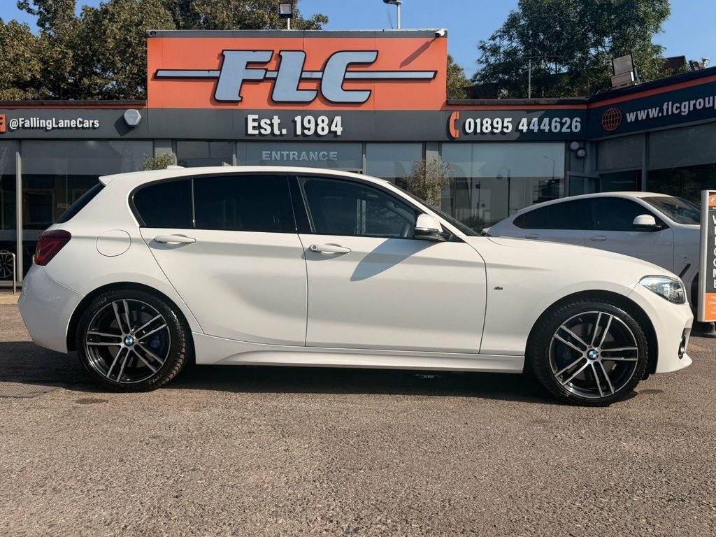BMW 1 Series 2L M Sport Shadow Edition RV68YAH White #5
