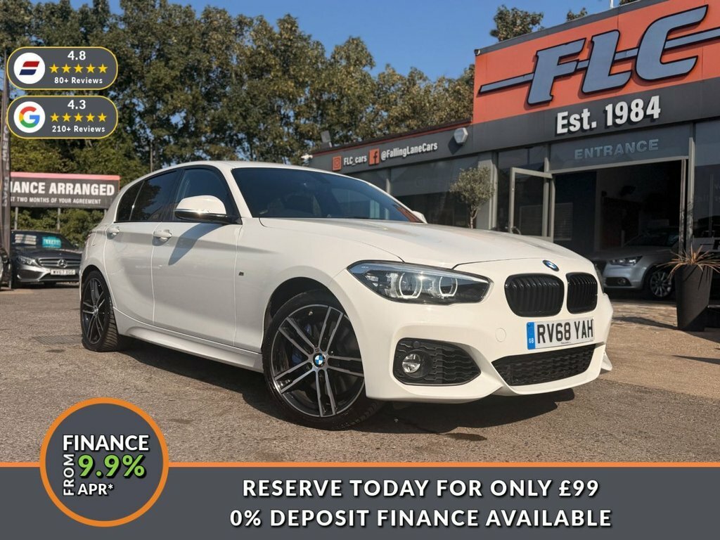BMW 1 Series 2L M Sport Shadow Edition RV68YAH White