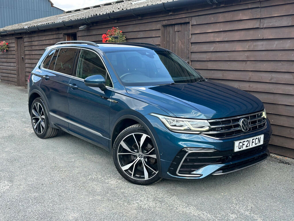 Volkswagen Tiguan 2.0 Tdi R-line Dsg Euro 6 Ss GF21FCN Blue