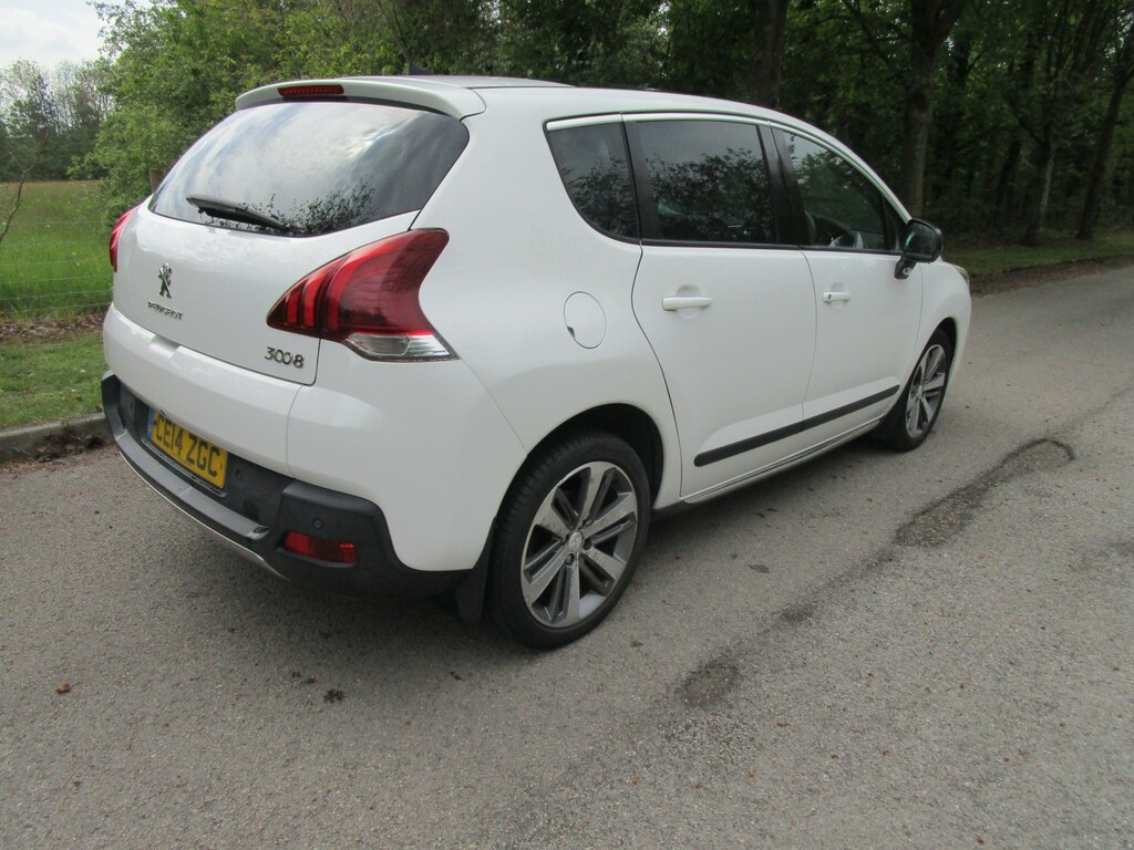 Peugeot 3008 1.6 Hdi Allure - White, Black Half Leather, Sat Na CE14ZGC White #4