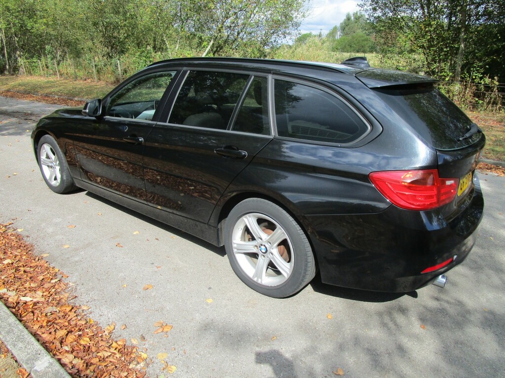 BMW 3 Series 2015 320D Se Touring Business Nav, Leather, GV15GZW Black #3