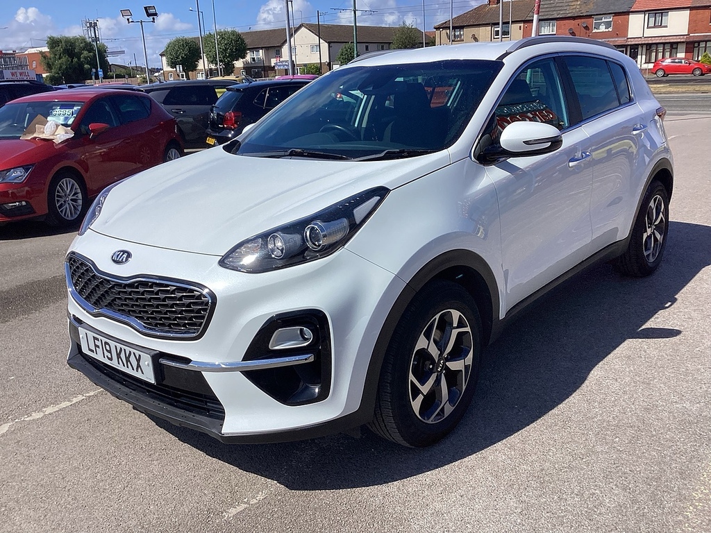 Kia Sportage Crdi 2 LF19KKX White #4