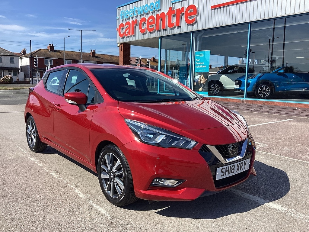 Nissan Micra Acenta Red