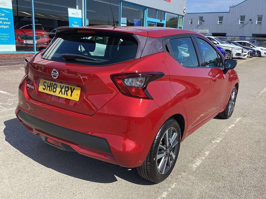 Nissan Micra Acenta Red #5