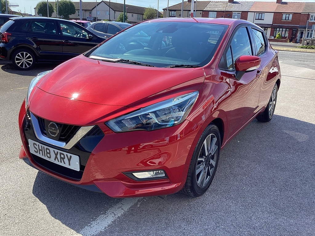 Nissan Micra Acenta Red #2
