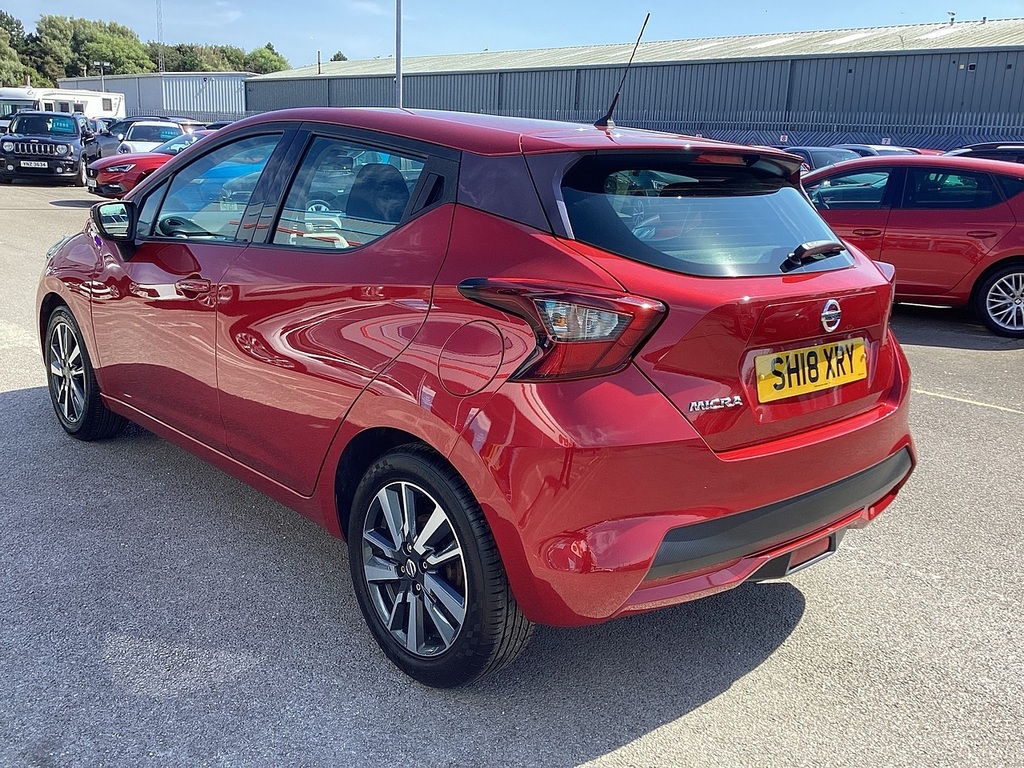 Nissan Micra Acenta Red #3