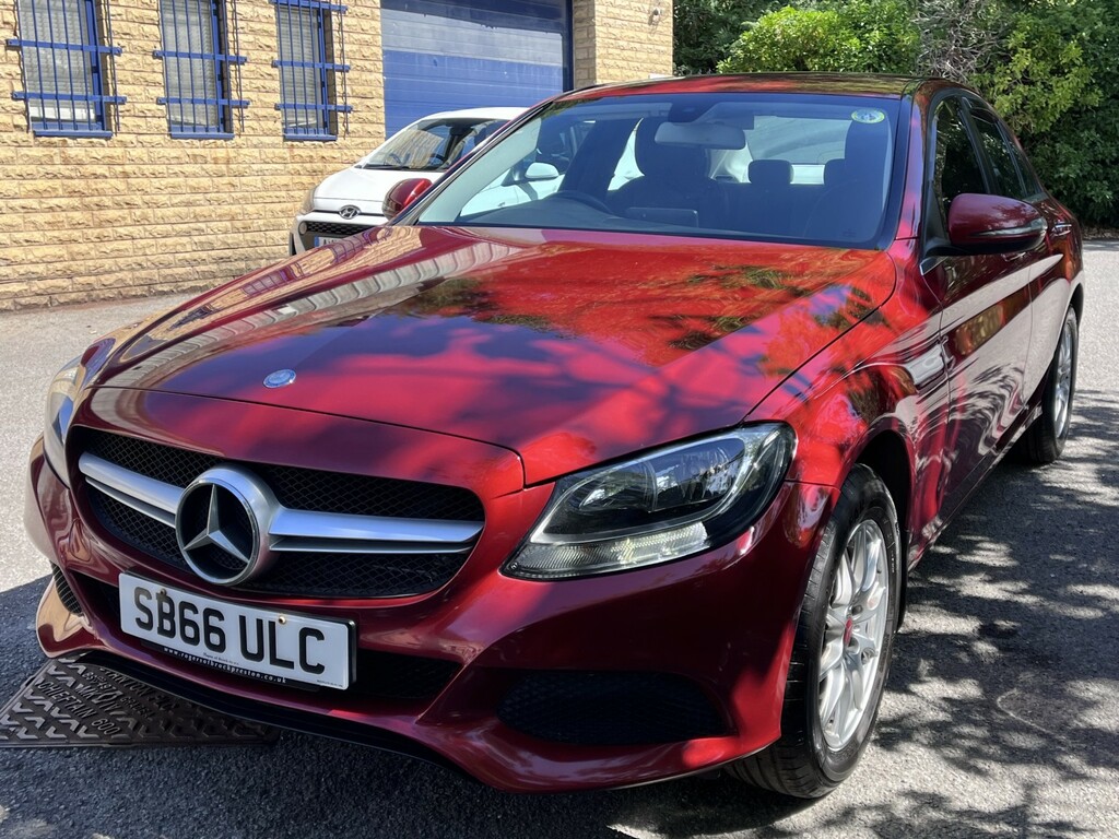 Mercedes-Benz C Class 2.0 C200 Se Saloon Euro 6 S S Red #3
