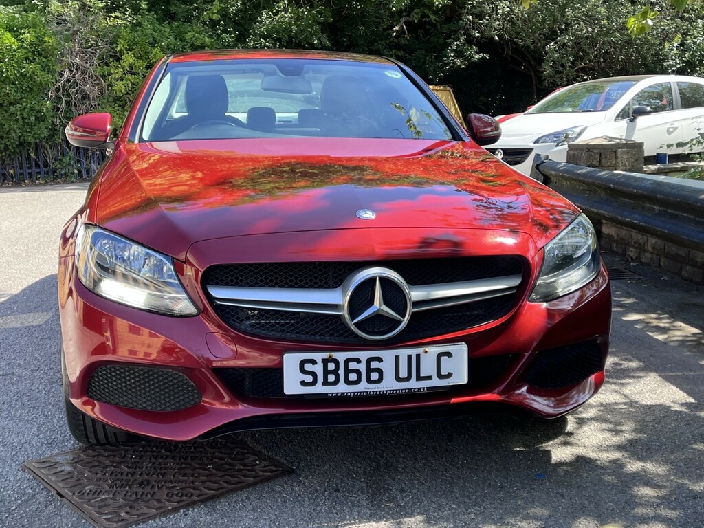 Mercedes-Benz C Class 2.0 C200 Se Saloon Euro 6 S S Red #2