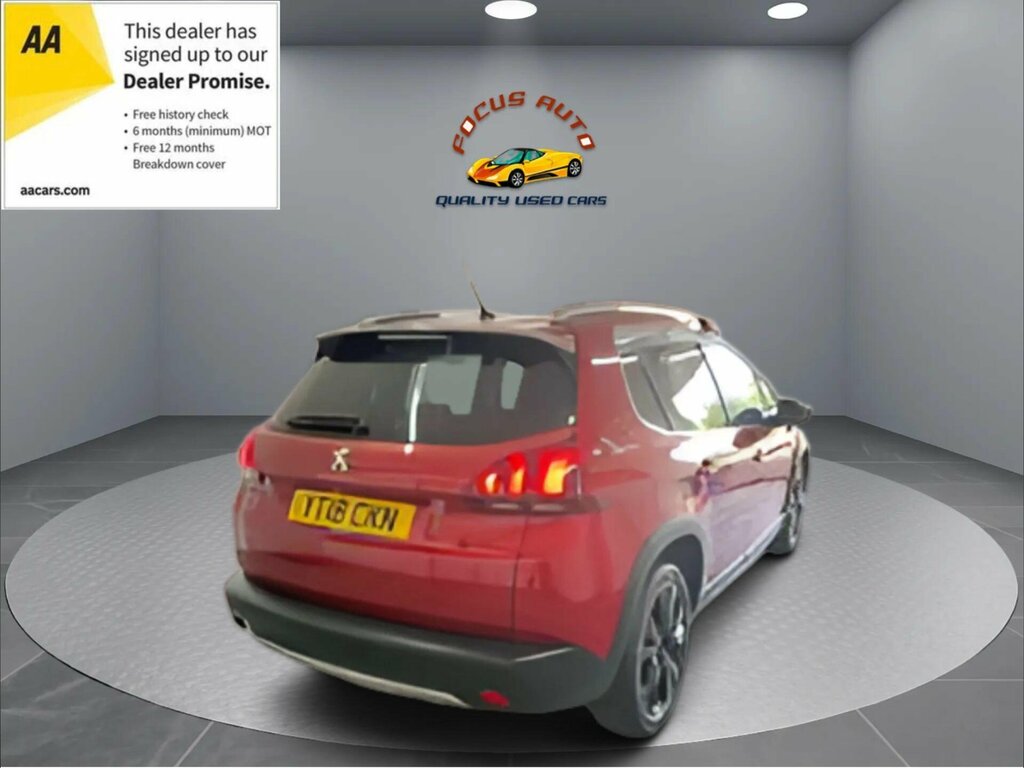 Peugeot 2008 1.2 Puretech Allure Eat Euro 6 Ss YT18CKN Red #4