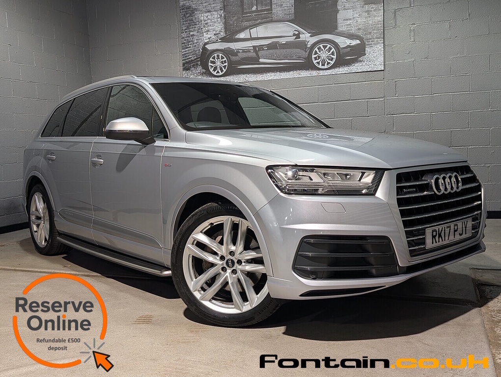 Audi Q7 3.0 Tdi V6 S Line Suv Tiptronic Quattro Silver